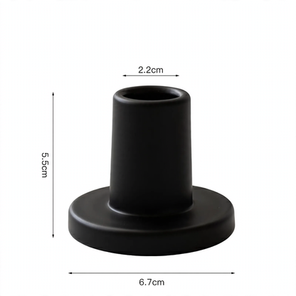 T-förmiger Glaskerzenständer, Natronkalkglas