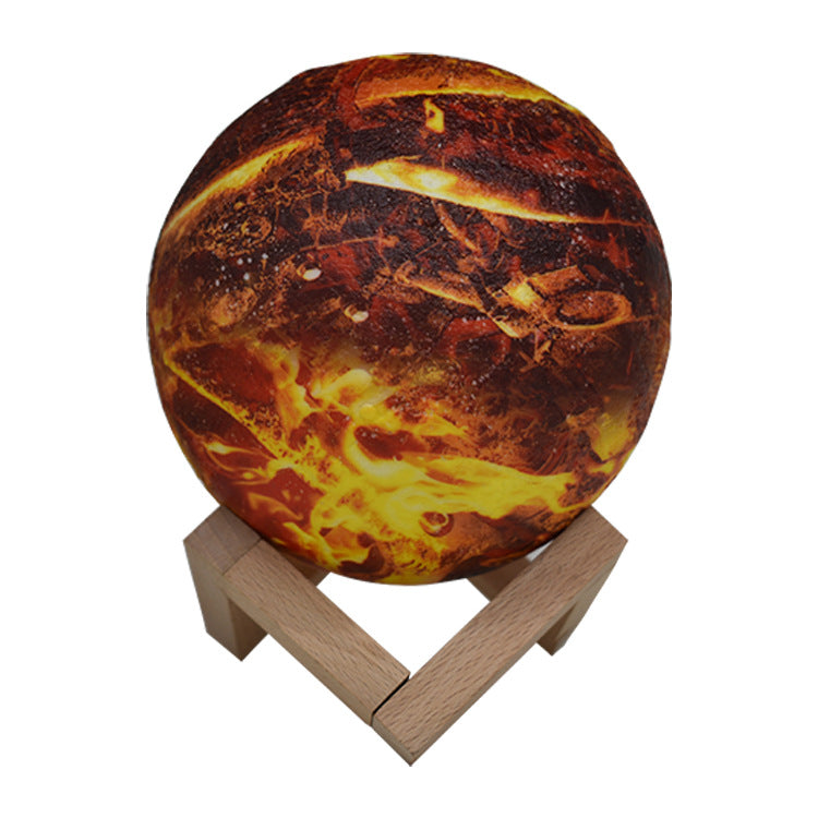 LED-Tischleuchte Flammen-Design, 15 cm