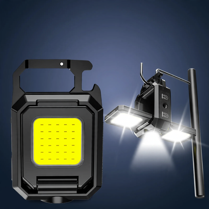 Aufladbare LED-Taschenlampe, 800 mAh
