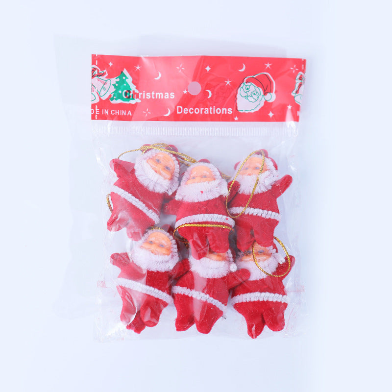 Weihnachtsmann-Anhänger, Kunststoff
