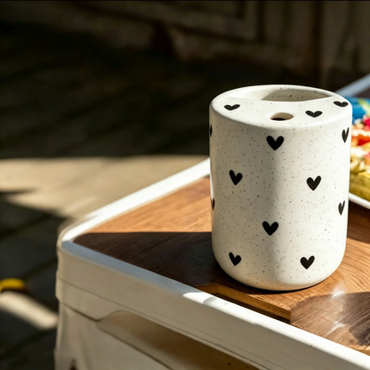 Keramik-Kaffeetasse mit Henkel, 370 ml