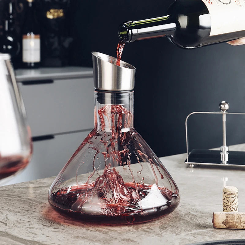 Brehn | 1500ml Weindekanter mit Belüfter