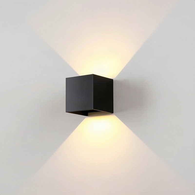 LED-Wandleuchte, Aluminium, wasserfest