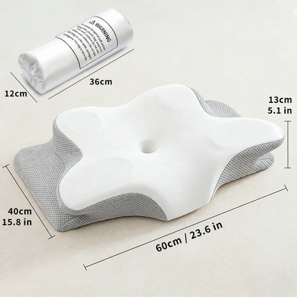 Nackenstützkissen aus Gedächtnisschaum, Schmetterlingsform