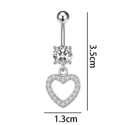 Titan-Piercingstab, flache Basis, Innengewinde