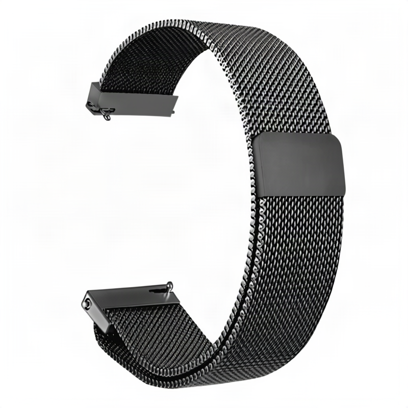 Schwarzes Luxusarmband für Ultradünn Smartwatch