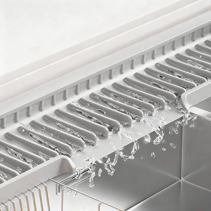 Silikon-Abtropfmatte für Spüle und Waschbecken