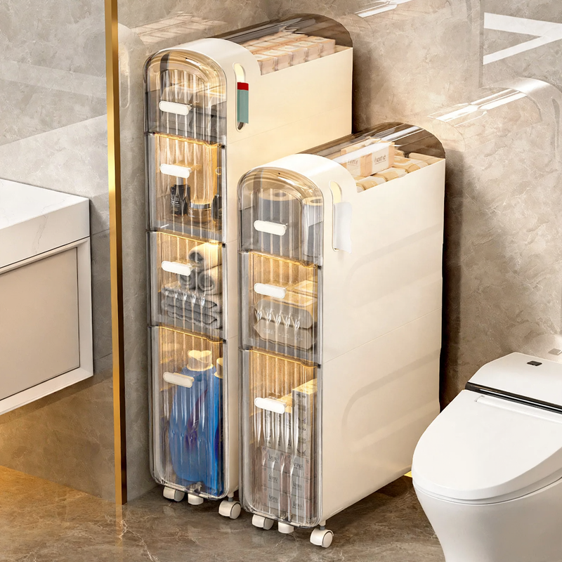 Badezimmer-Regal für Nischenbereiche, 2-stöckig