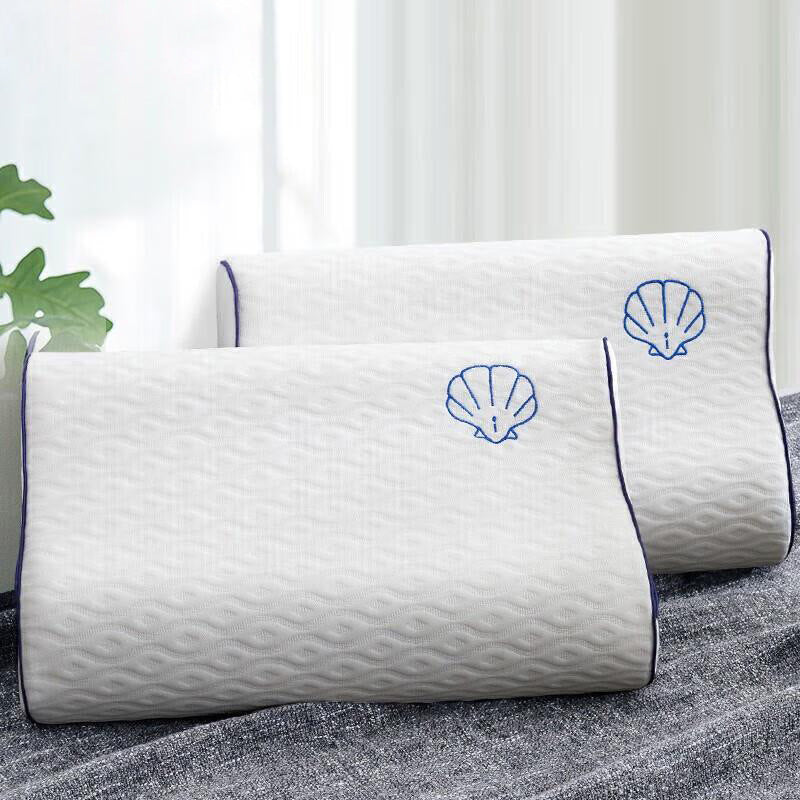 Nackenstützkissen aus Memory-Foam, Wellenschliff