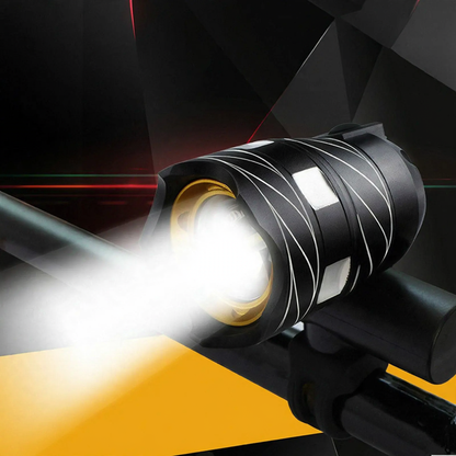 Fahrradlampe T6 mit USB-Aufladung und Fernlicht