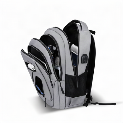 Rucksack mit USB-Ladefunktion, großes Fassungsvermögen, Modell 85233