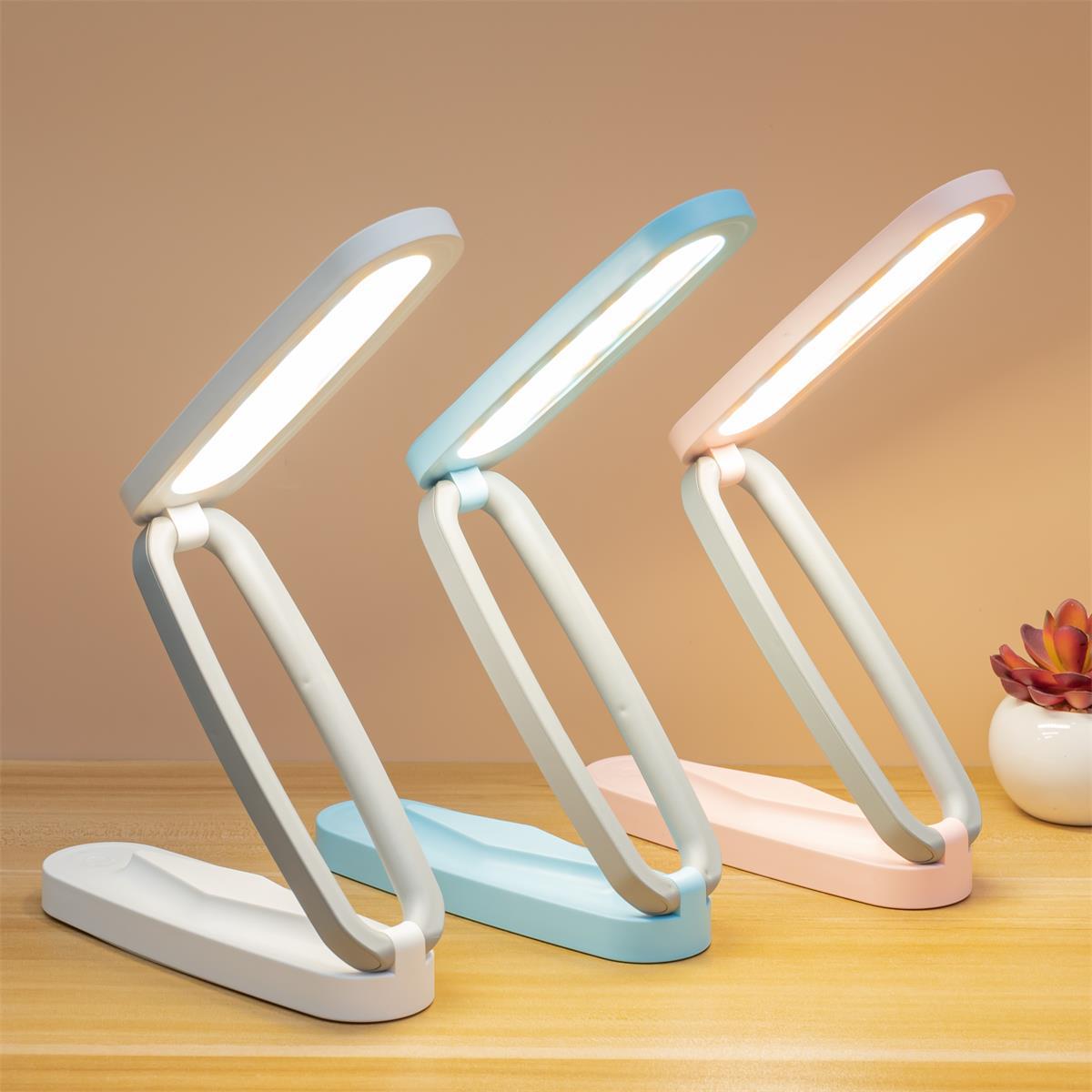 Faltbare LED-Schreibtischlampe mit Farbwahl
