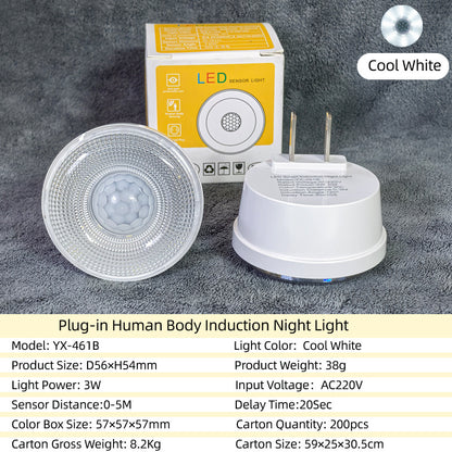 Bewegungsmelder-Nachtlicht, LED, steckbar
