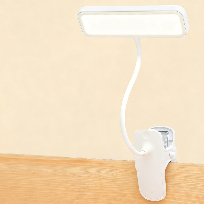 LED-Klemmleuchte mit Augenschutz zum Lernen