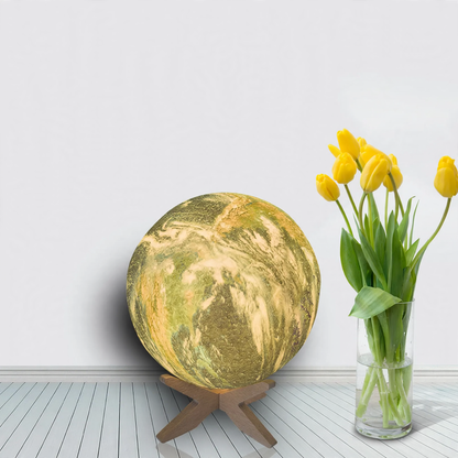 LED-Mondlampe mit Fernbedienung und Farbwechsel