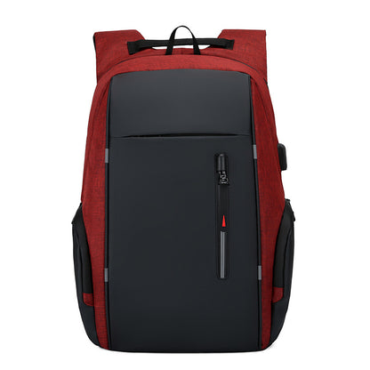 Geschäftsrucksack mit USB, 20–35 L, Oxfordstoff