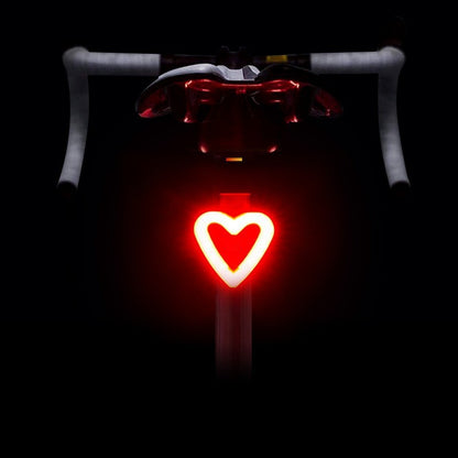 Fahrrad-Rücklicht mit Fließlicht-Effekt, USB-C