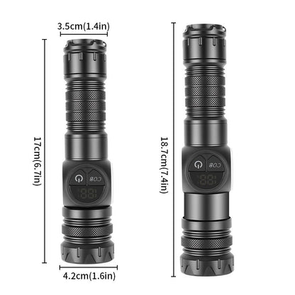 LED-Taschenlampe, Aluminium, 300 mAh, fokussierbar