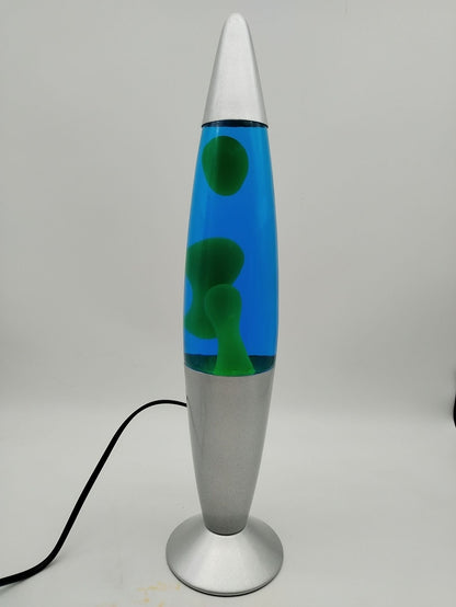 Lavalampe mit Aluminiumschirm, 40 cm
