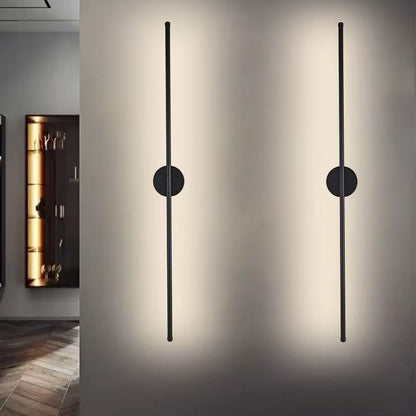 LED-Wandleuchte modern, Aluminium, Silikon