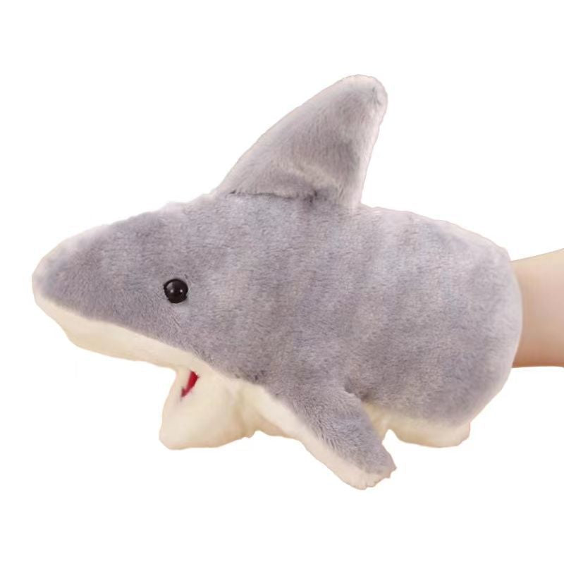 Handpuppe Hai mit beweglichen Armen