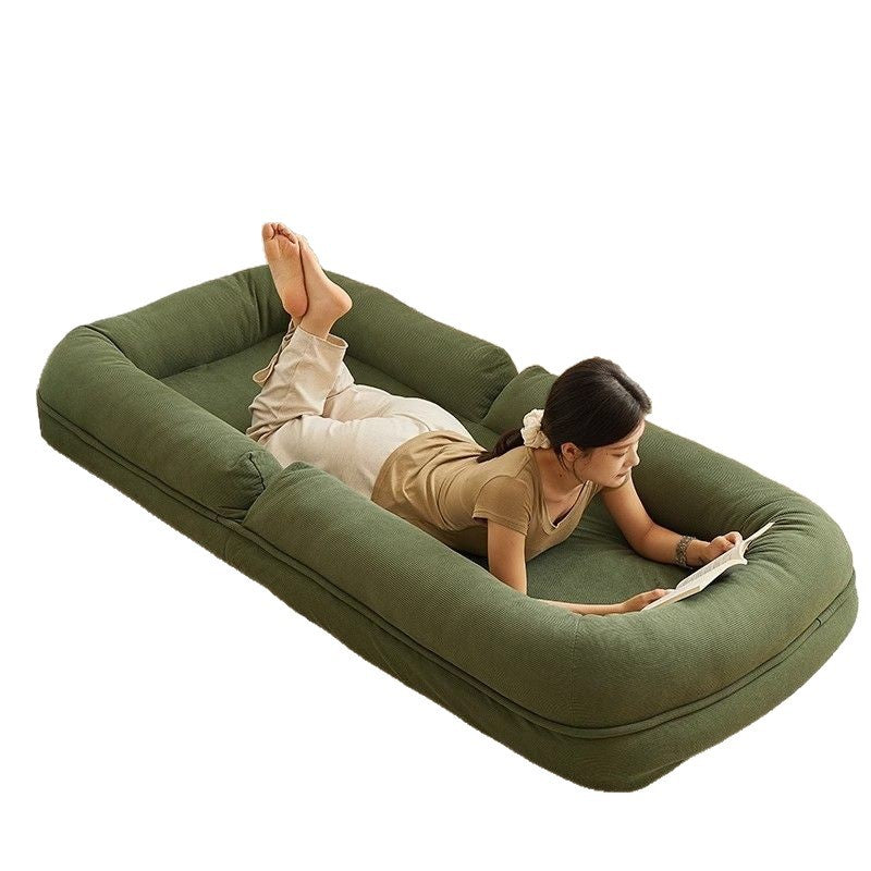 Klappsofa aus Kordstoff, Einzelsitz