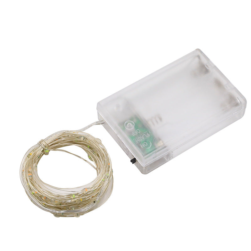 LED-Lichterkette, 10 m, 100 Lichter, USB/Batterie