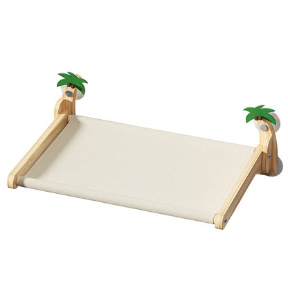 Hängendes Katzenbett mit Saugnapf, faltbar