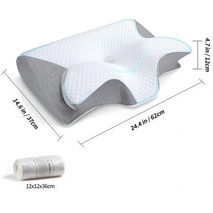 Nackenkissen aus Memory-Foam, Schmetterlingsform