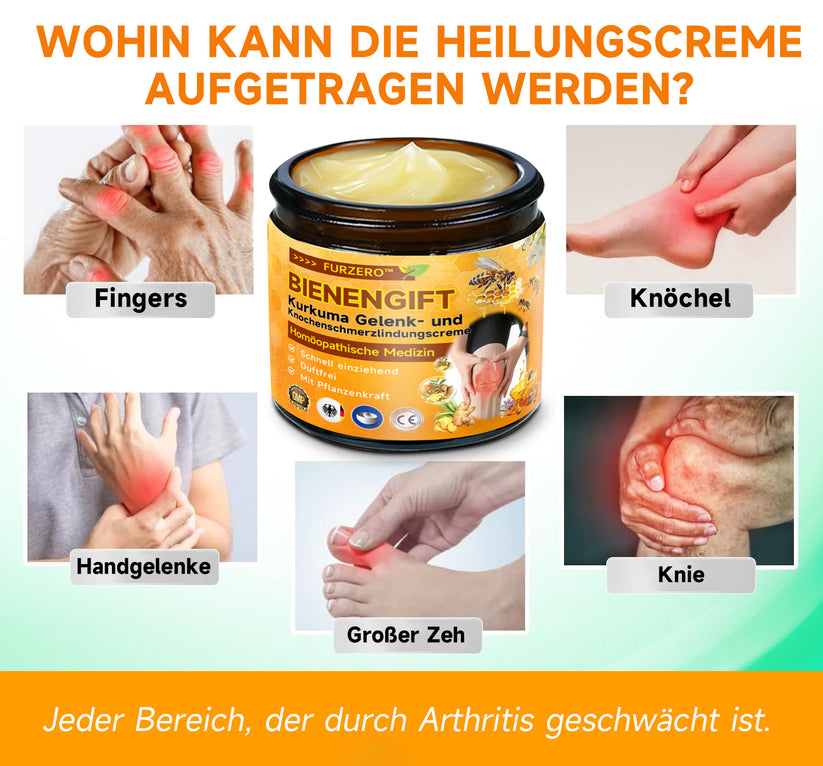 Bienen-Vital-Creme | Schnelle Schmerzlinderung | Brehn