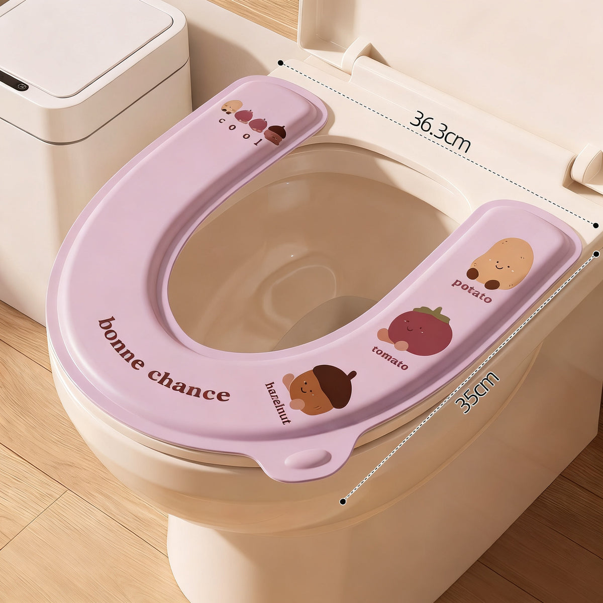 Toilettensitz-Auflage, wasserdicht, vier Jahreszeiten