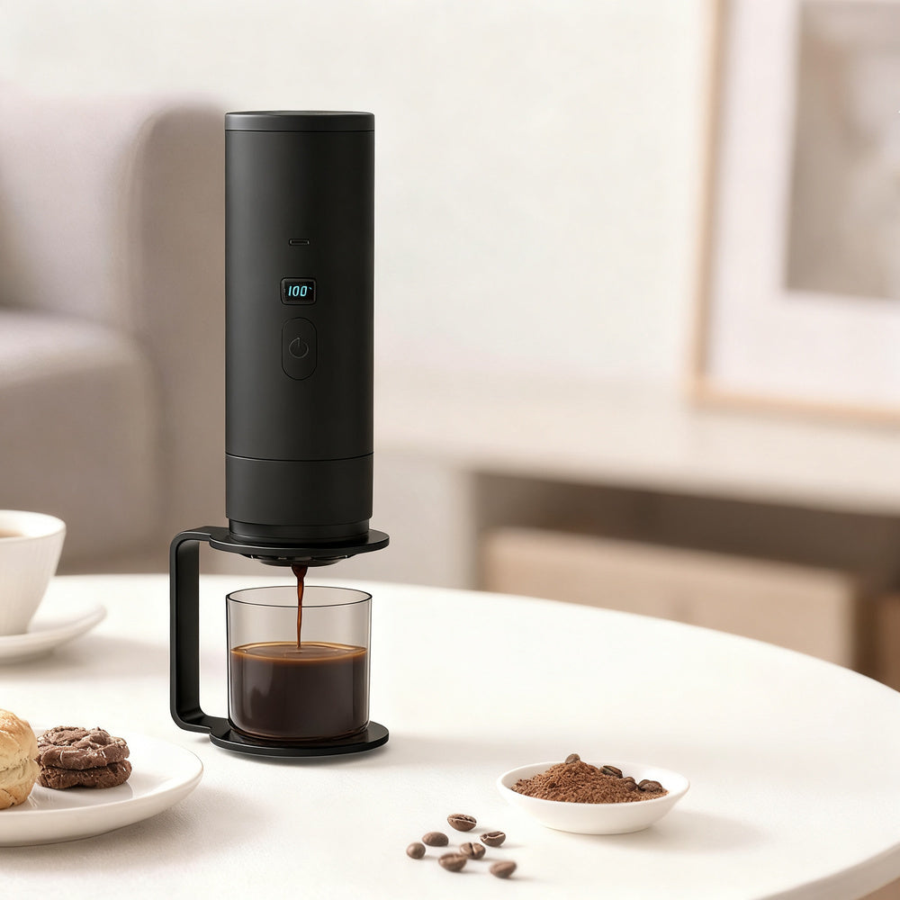 Tragbare Espresso-Kaffeemaschine mit Akku, 0,5 L