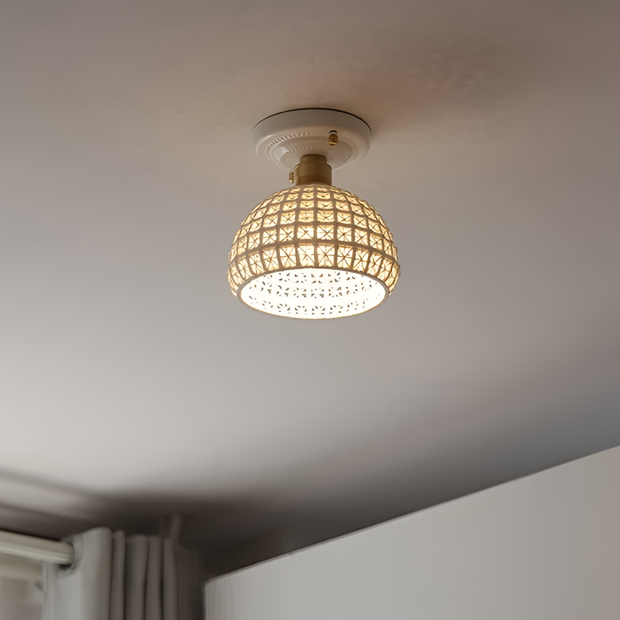 Brehn | Nordische Keramische Deckenlampe