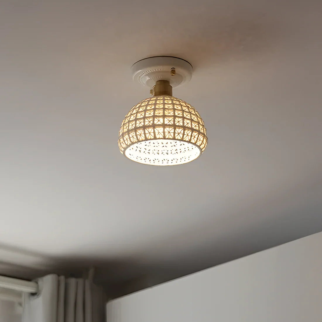 Brehn | Nordische Keramische Deckenlampe