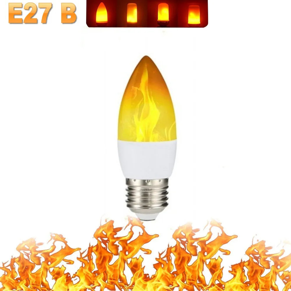 LED FLAME LIGHT PARTY LAMP - 4 MODI FEUER SIMULATION | Brehn