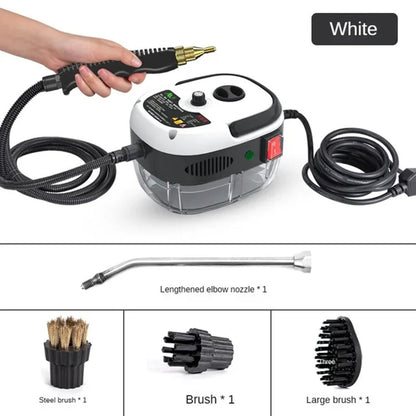 Brehn | 2500W HOCHDRUCK-DAMPFREINIGER - 6 EINSTELLUNGEN FÜR ZUHAUSE & KÜCHE
