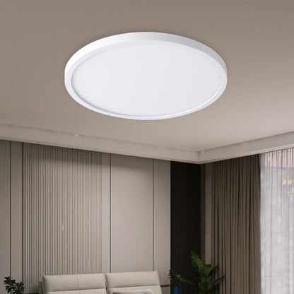 LED-Deckenleuchte rund, modern, für Nassräume