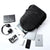 Rucksack, Oxfordstoff, 15-Zoll-Laptop-Fach