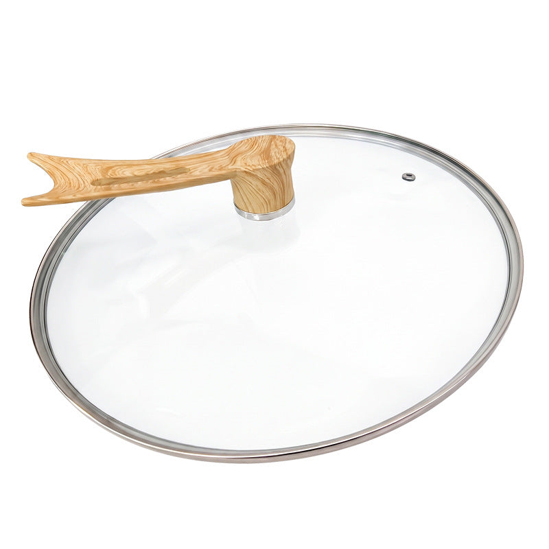 Glasdeckel für Töpfe, selbststehend, 28 cm