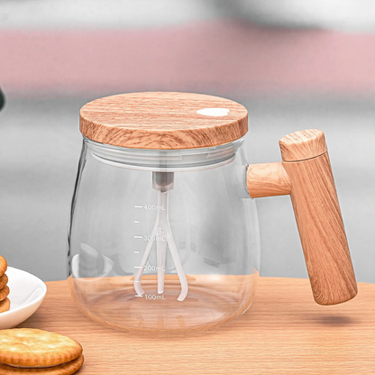 Elektrischer Rührmischer aus Glas, 400 ml, tragbar