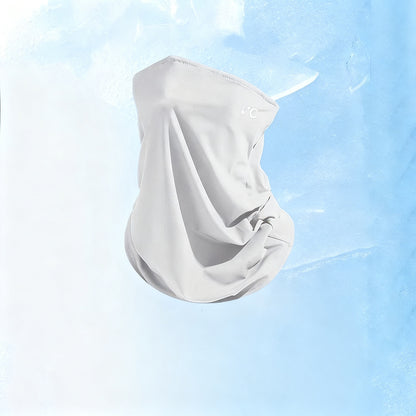 UV-Schutz-Gesichtsmaske mit Ohrschlaufen und Nackenschutz