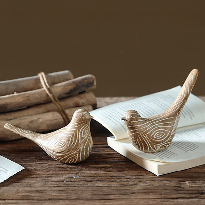 Vogelfigur aus Harz, modernes Design