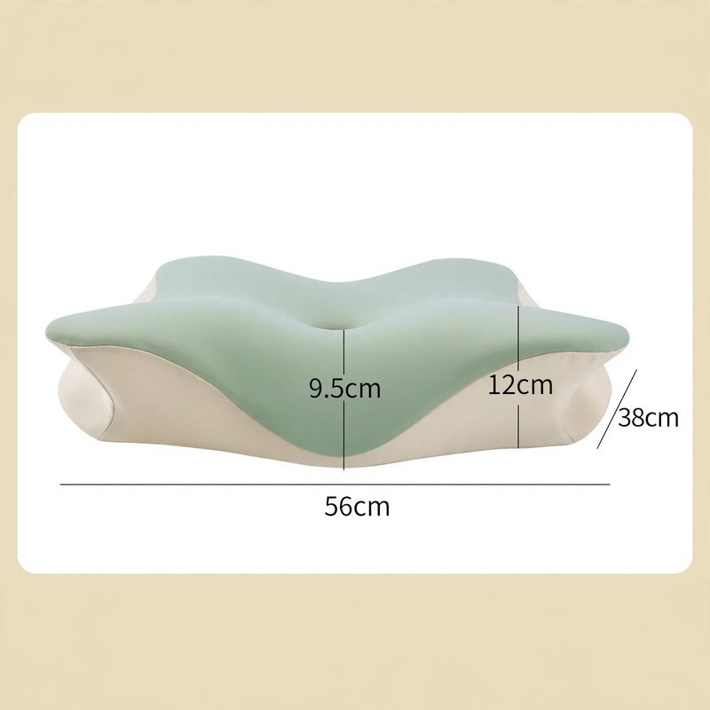 Nackenstützkissen, Schmetterlingsform, Memory-Schaum