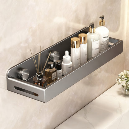 Unsichtbares Badezimmer-Wandregal ohne Bohren