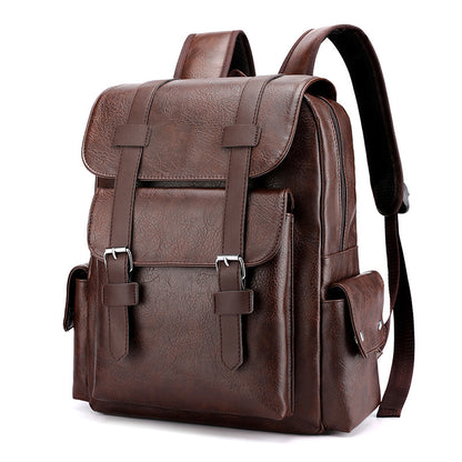 Rucksack aus PU-Leder, 20–35 L, Modell 975
