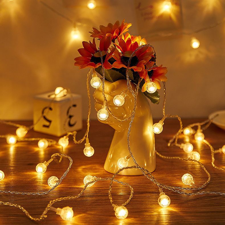 LED-Lichterkette mit Knopfzellenbatterie, 1–3 m