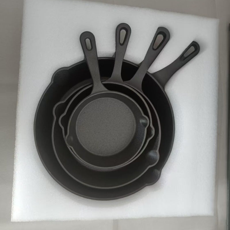 Gusseiserner Topf-Set, 3 oder 4 Teile, 14–26 cm