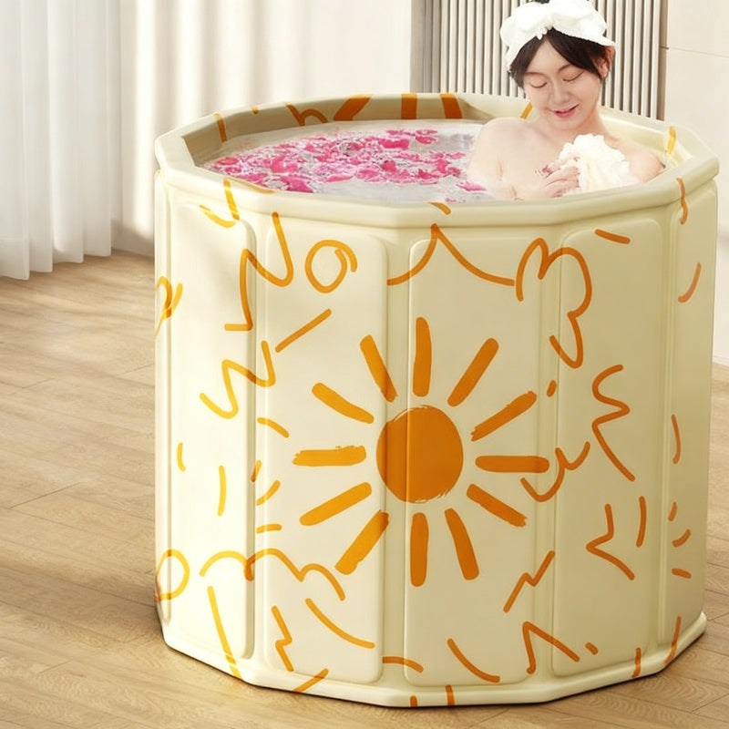 Faltbare Badewanne aus PVC für Erwachsene