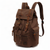 Leinen-Rucksack, 36–55 L, 15,6 Zoll, im Vintage-Stil