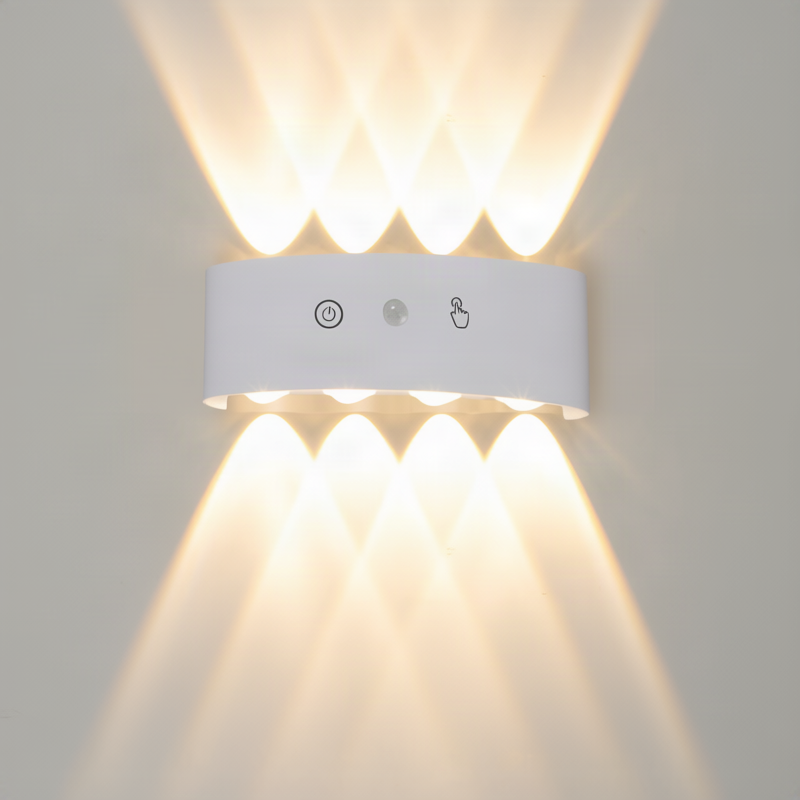 LED-Wandleuchte, Aluminium, wasserfest